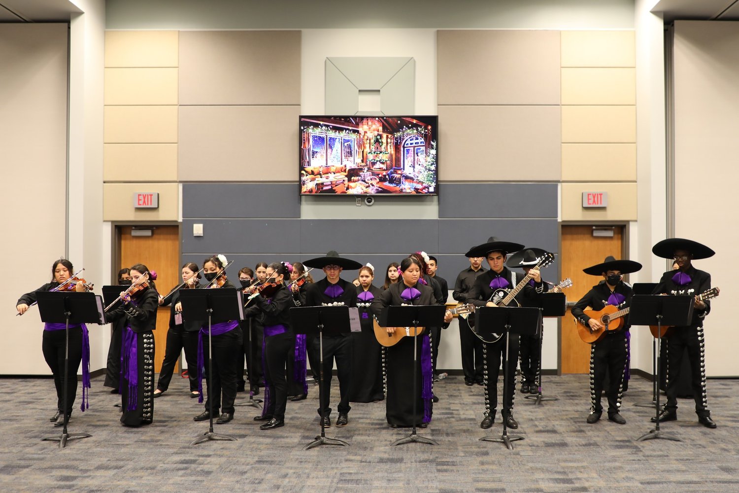 The Morton Ranch High mariachi band performed this month at the Katy ISD Education Support Center, 6301 S. Stadium Dr.